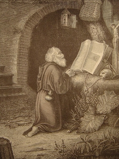 The Hermit Praying by Gerrit Dou