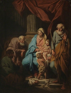 The Holy Family with Saint Elizabeth and Saint Zacharias with their Infant Saint John by Pierre Subleyras