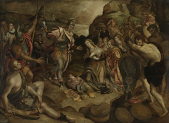 The Meeting of David and Abigail by Christiaen Jansz van Bieselingen