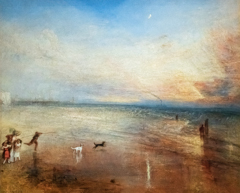 The New Moon; or, ‘I’ve lost My Boat, You shan’t have Your Hoop’ by Joseph Mallord William Turner