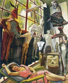 The Painter's Studio by Diego Rivera