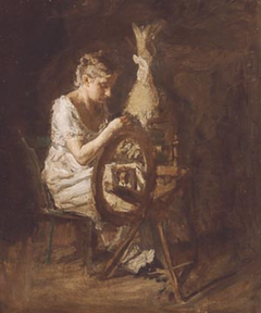 The Spinner by Thomas Eakins