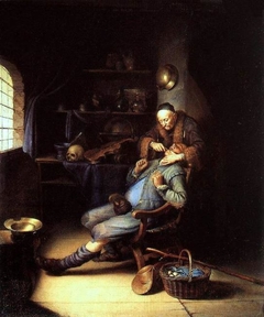 The Tooth Puller by Gerrit Dou