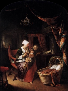 The Young Mother by Gerrit Dou