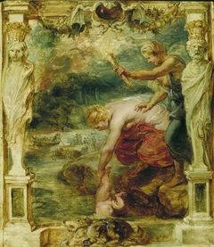 Thetis Dipping the Infant Achilles into the River Styx by Peter Paul Rubens