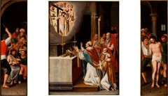 Triptych with the Mass of Saint Gregory by Anonymous