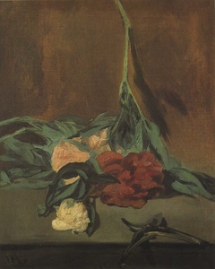 Tiges de Pivoines et Sècateur by Edouard Manet