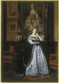 Portrait of Baroness Nathaniel de Rothschild by Jean-Léon Gérôme