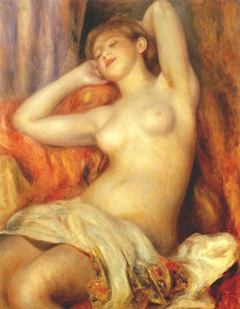 Sleeping woman (Gabriëlle Renard) by Auguste Renoir
