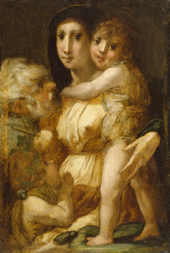 The Holy Family with the Infant Saint John the Baptist by Rosso Fiorentino