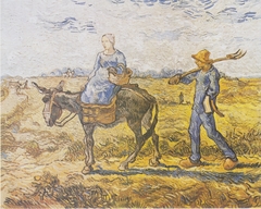 Peasant Couple Going to Work / Morning: Going out to Work