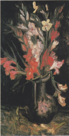 Vase with Red Gladioli by Vincent van Gogh