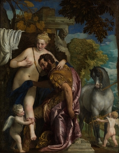 Venus and Mars United by Love by Paolo Veronese