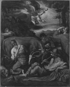 Verkündigung an die Hirten (Kopie nach) by Jacopo Bassano