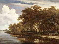 View Along the Amstel by Meindert Hobbema