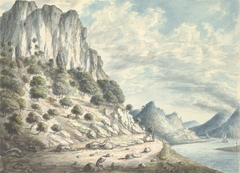 View near Tal y cafn, looking towards Llanrwst by John Ingleby