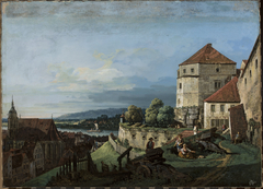 View of Pirna in Saxony by Bernardo Bellotto
