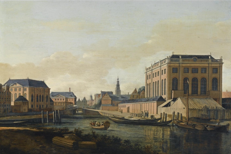 View of the Two Synagogues of Amsterdam