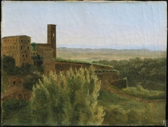 View of Tivoli with the Church of San Silvestro by François Marius Granet
