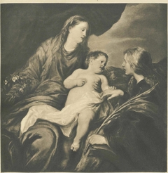 Virgin and Child with Saint Catherine of Alexandria by Anthony van Dyck