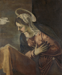 Virgin from the Annunciation to the Virgin by Jacopo Tintoretto