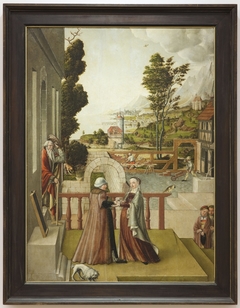 Visitatie by Meester van Wittenberg