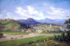 Vista de Cubatão, 1826 by Benedito Calixto