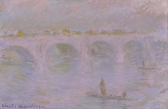 Waterloo Bridge in London by Claude Monet