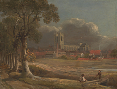 Westminster Abbey from Tothill Field by John Varley