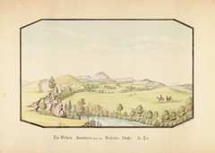 Wichita Mountains from Medicine Bluff, Indian Territory by Hermann Stieffel