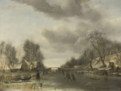 Winter Scene by Jan van de Cappelle