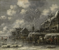 Winter Scene by Thomas Heeremans