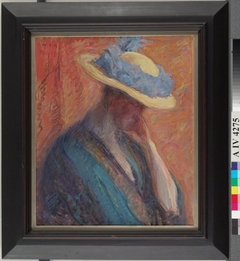 Woman in a Hat by Vilho Sjöström