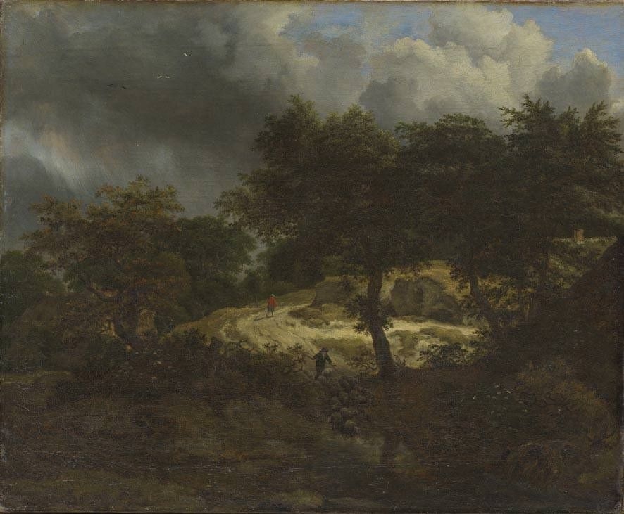 Wooded Landscape with Oncoming Storm